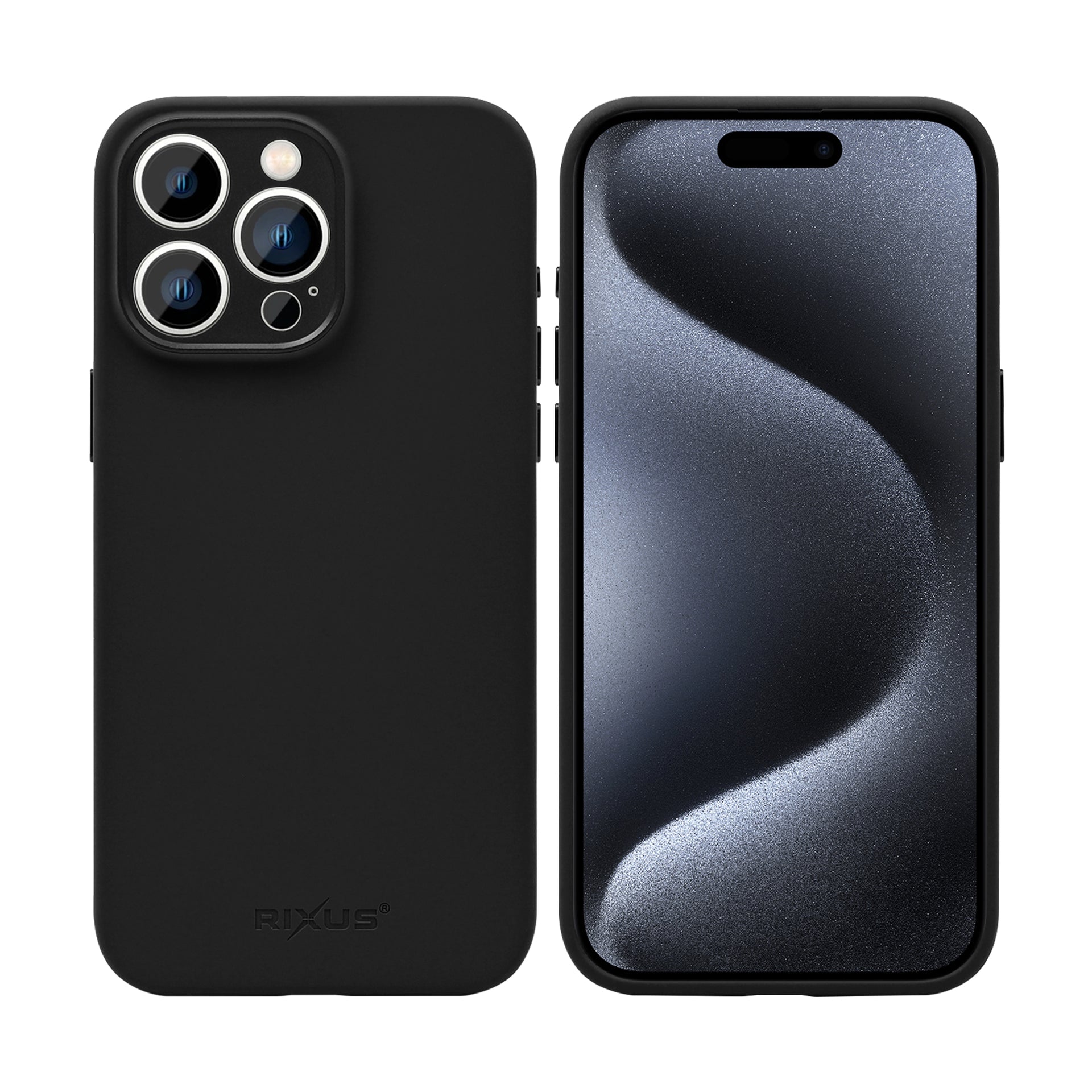 Rixus ProShield Case For Apple iPhone 15 Pro Black