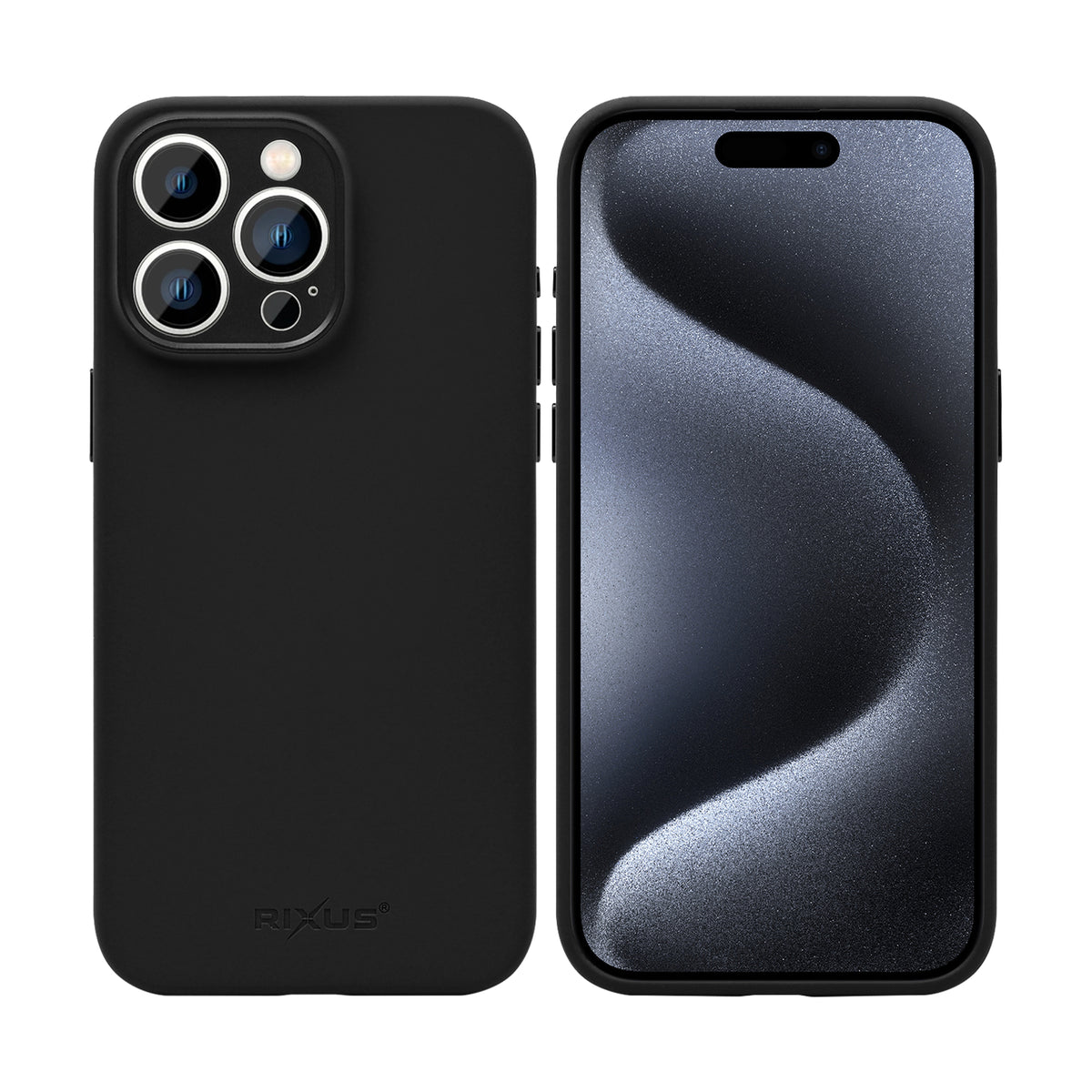 Rixus ProShield Case For Apple iPhone 15 Pro Max Black