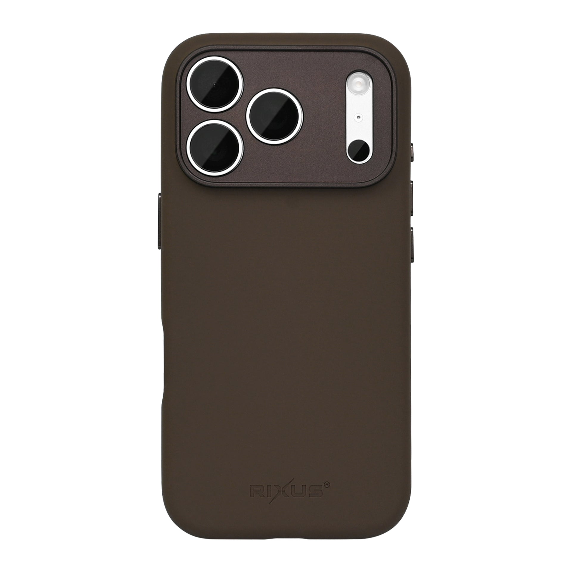 Rixus ProShield Case For Apple iPhone 17 Pro Dark Brown