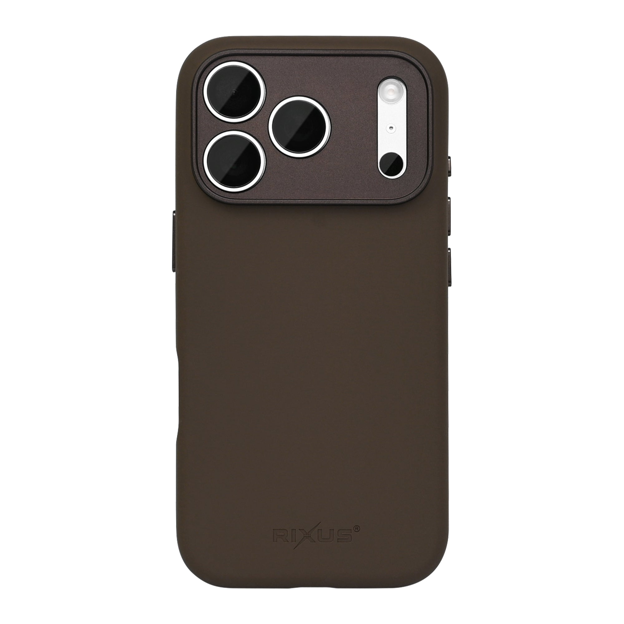 Rixus ProShield Case For Apple iPhone 17 Pro Dark Brown
