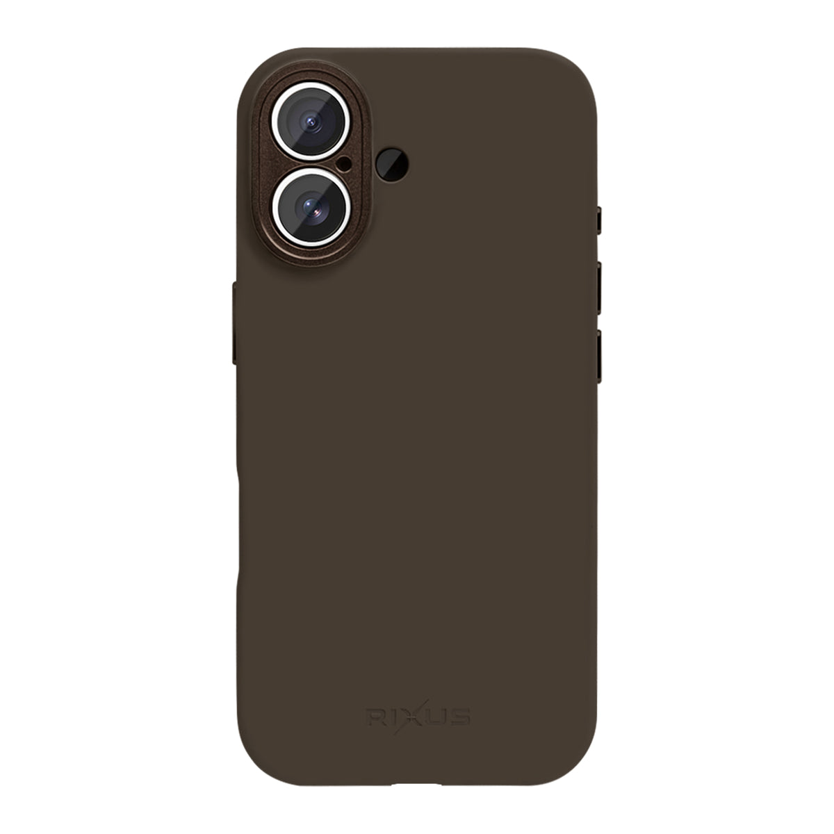 Rixus ProShield Case For Apple iPhone 16 Dark Brown