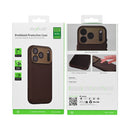 Rixus ProShield Case For Apple iPhone 16 Pro Dark Brown