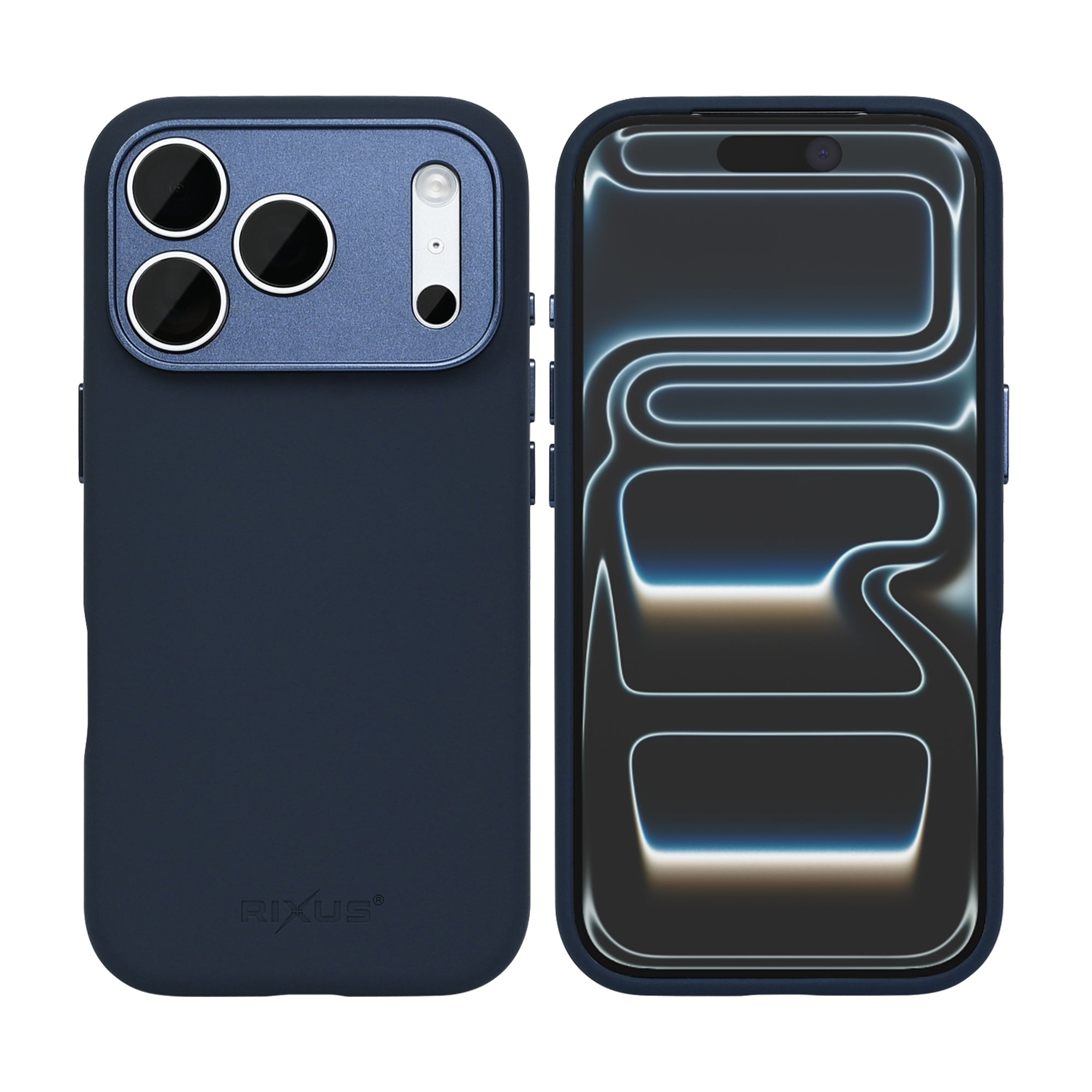 Rixus ProShield Case For Apple iPhone 17 Pro Dark Blue