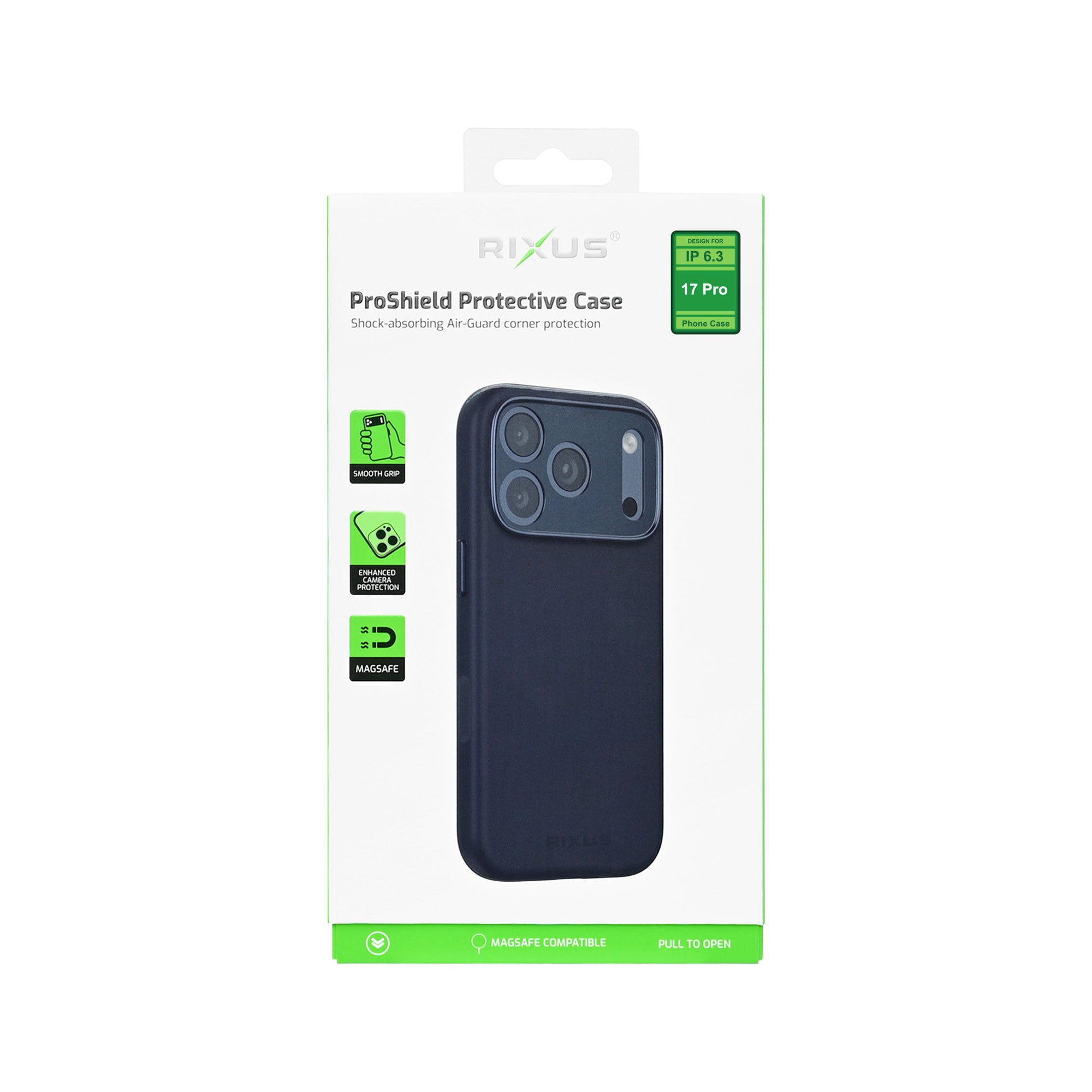 Rixus ProShield Case For Apple iPhone 17 Pro Dark Blue