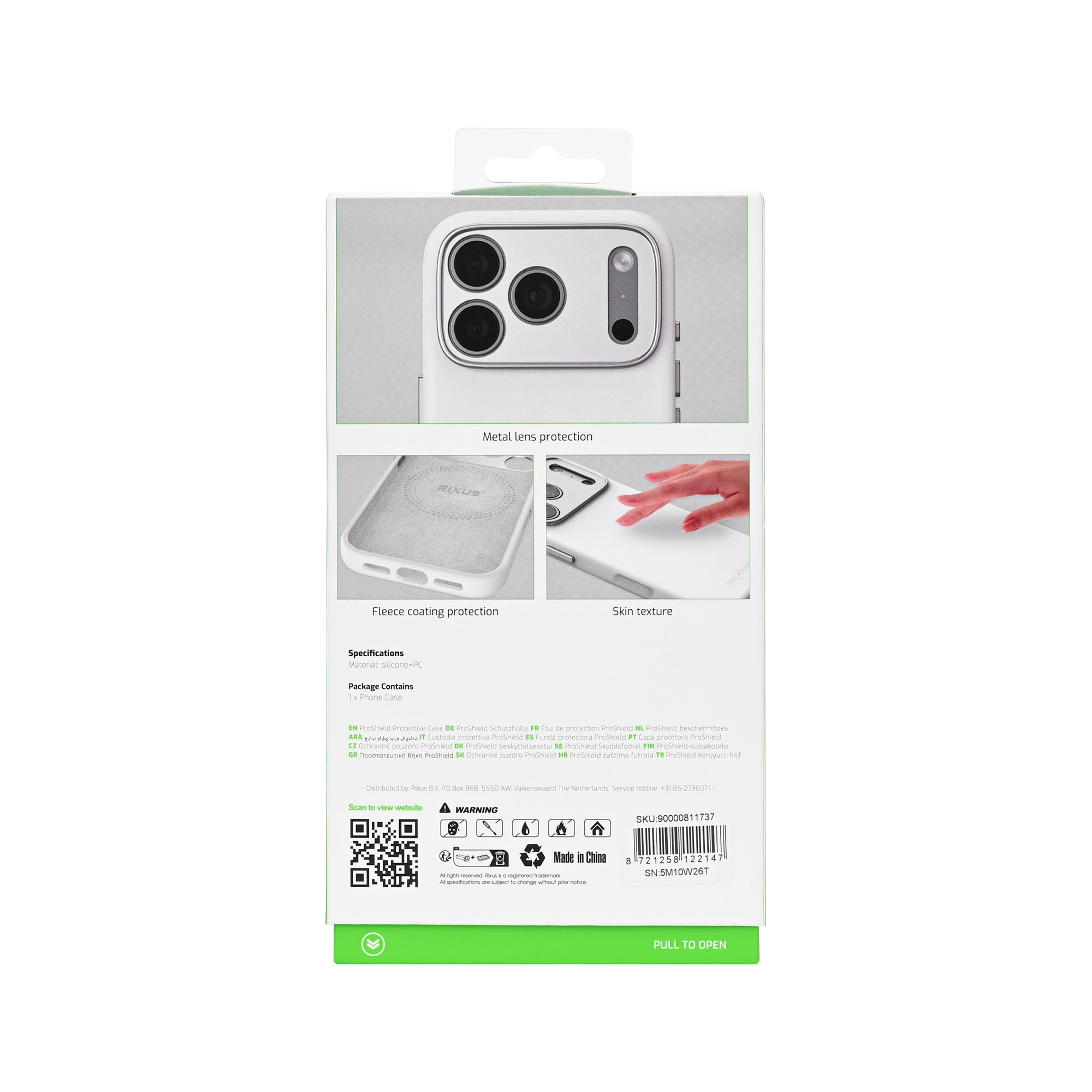 Rixus ProShield Case For Apple iPhone 17 White