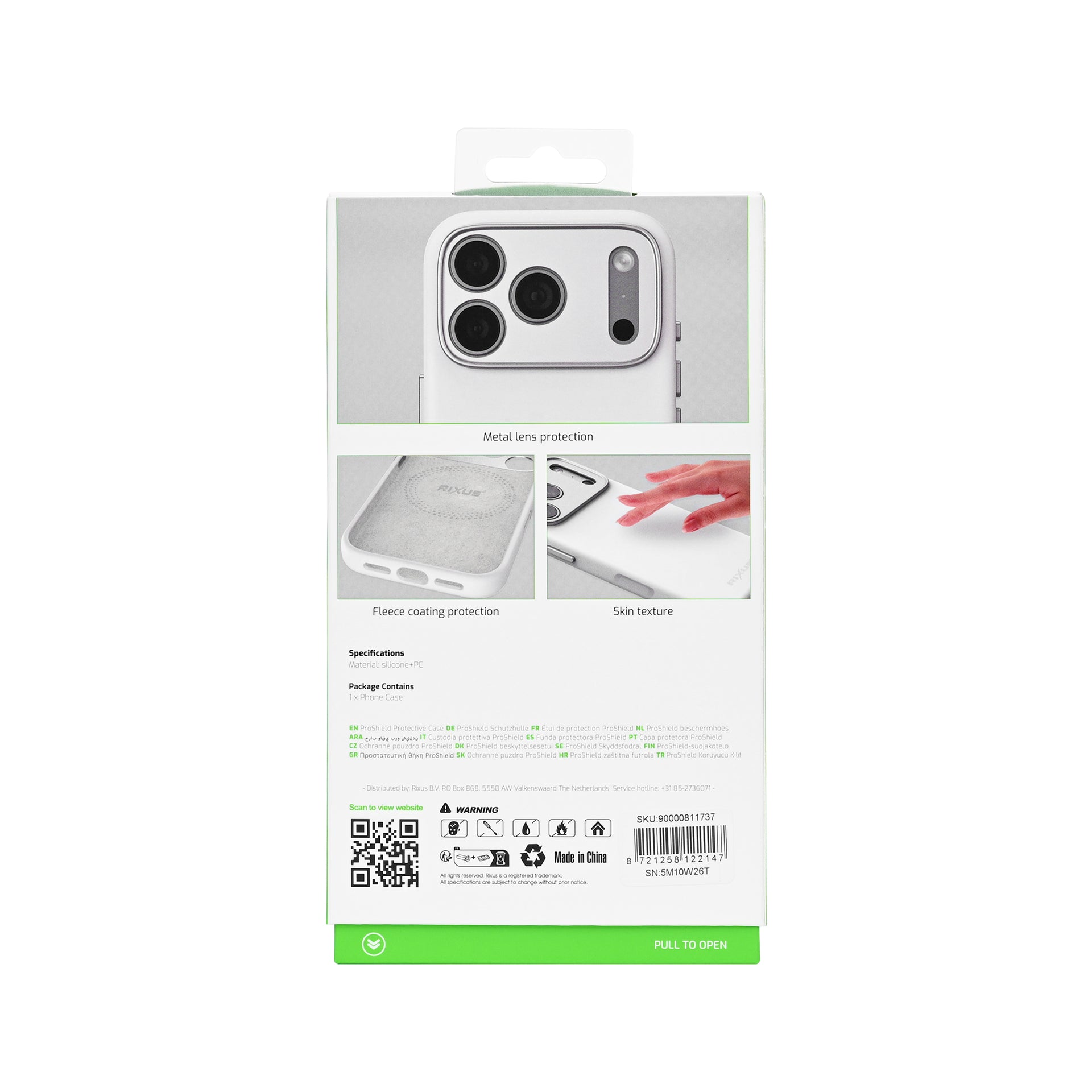 Rixus ProShield Case For Apple iPhone 17 Pro White