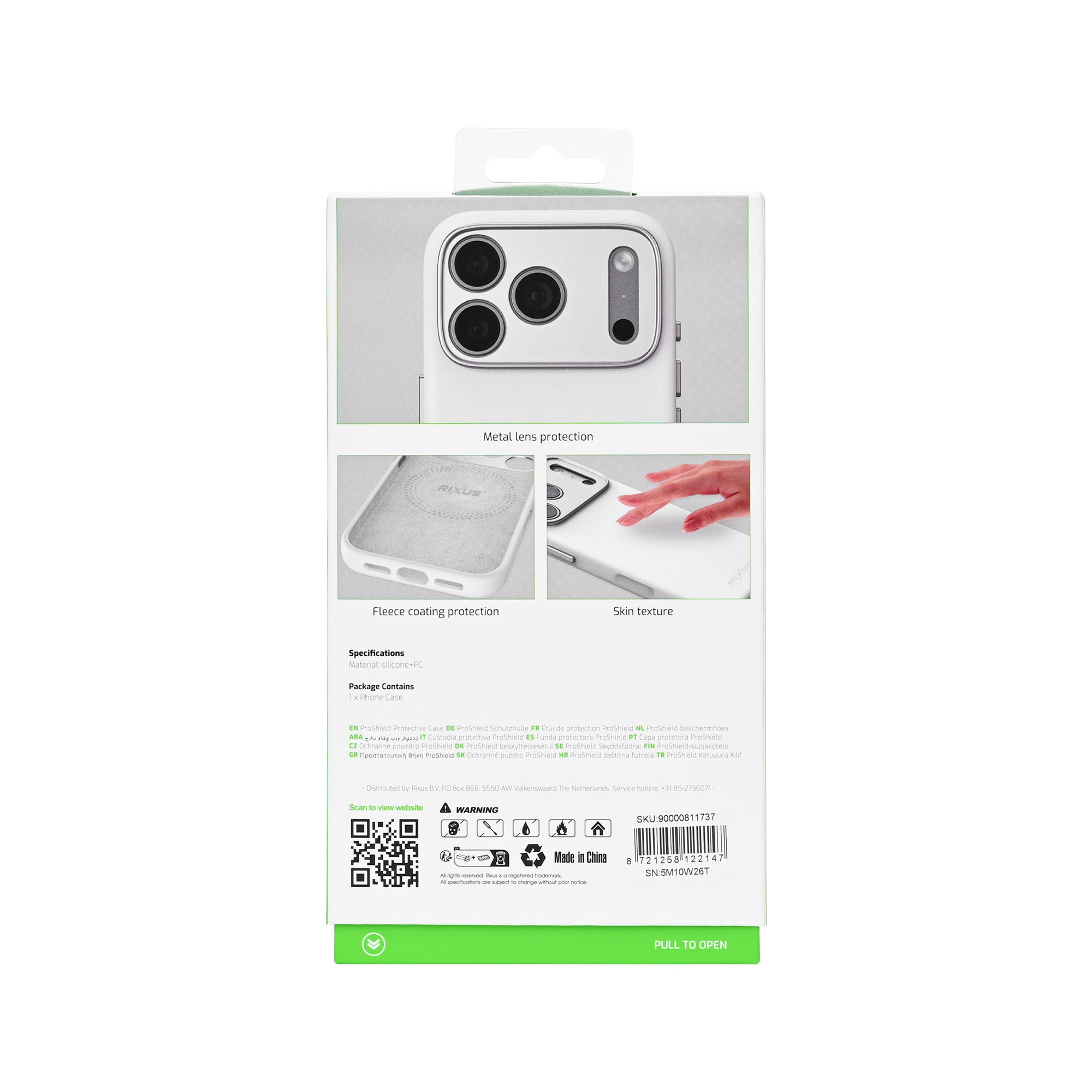 Rixus ProShield Case For Apple iPhone 17 Pro White