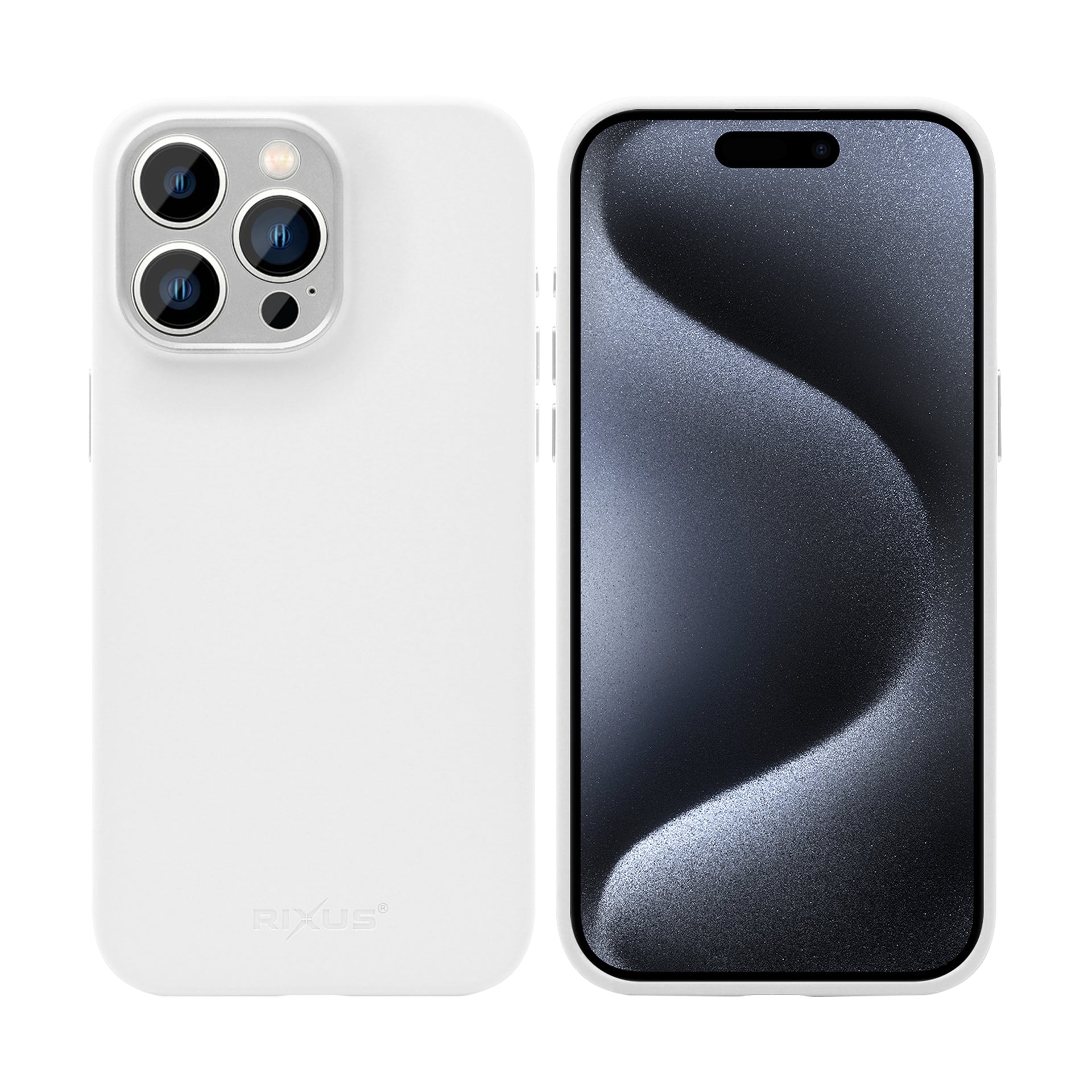 Rixus ProShield Case For Apple iPhone 15 Pro White