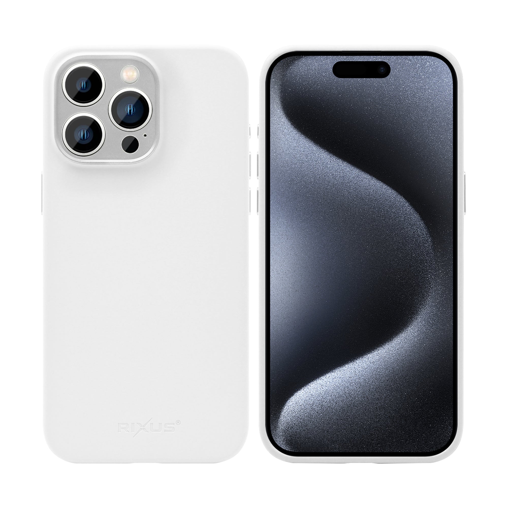 Rixus ProShield Case For Apple iPhone 15 Pro White