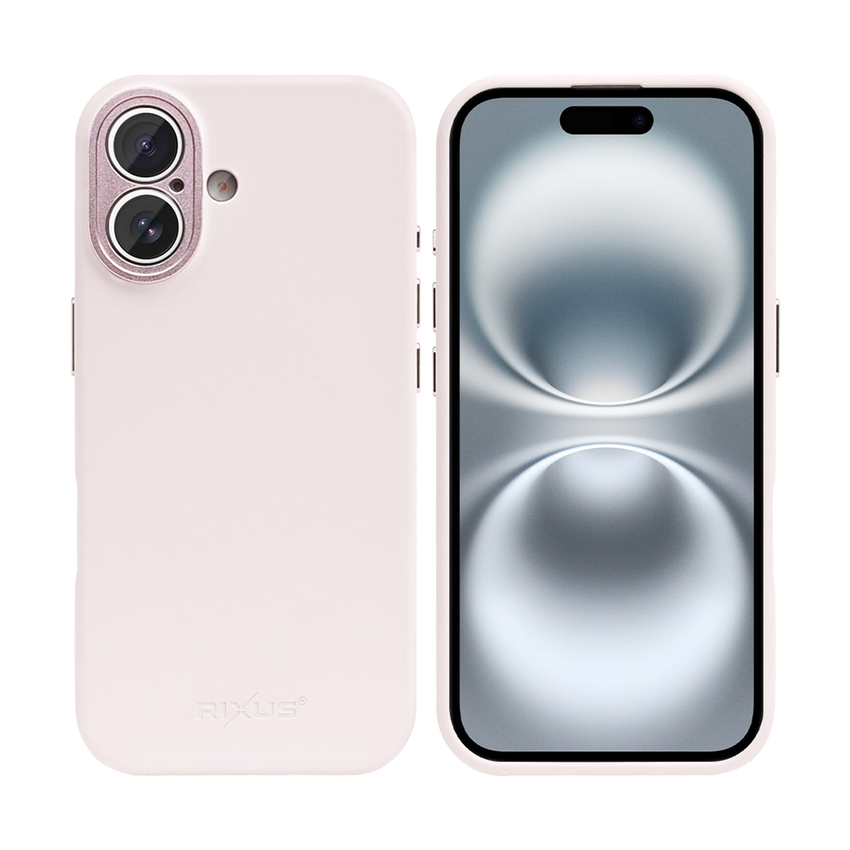 Rixus ProShield Case For Apple iPhone 16 Pink