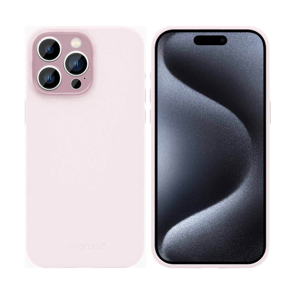 Rixus ProShield Case For Apple iPhone 15 Pro Max Pink