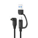 Rixus RXGM02 Charging Cable For Garmin Smart Watch 1m Black