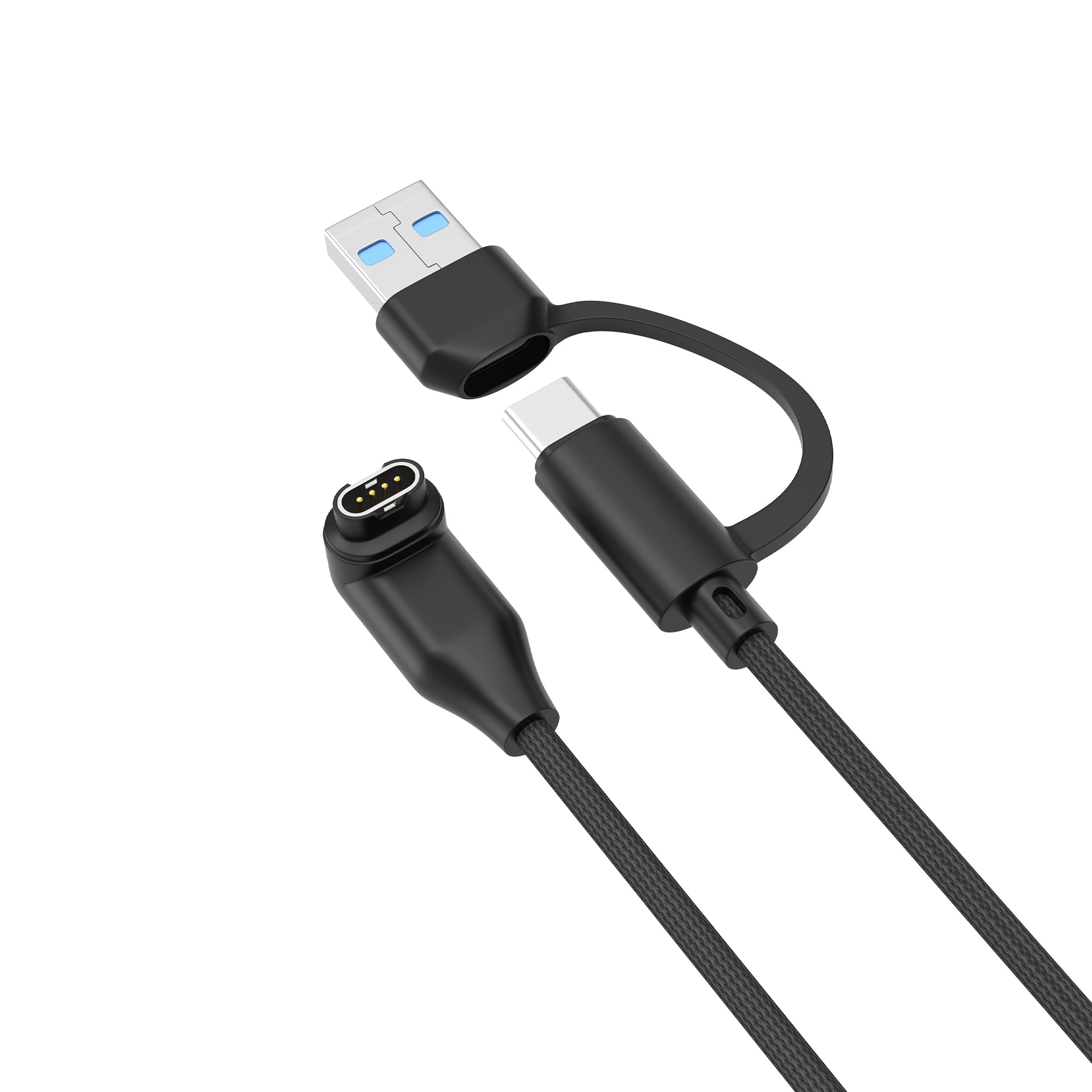 Rixus RXGM02 Charging Cable For Garmin Smart Watch 1m Black