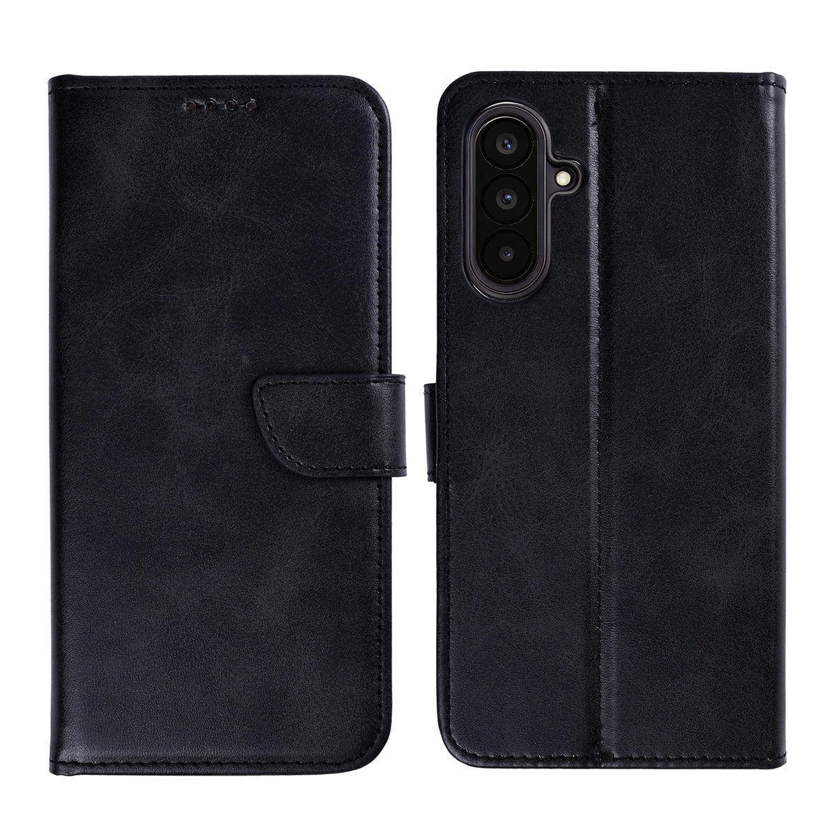 Rixus Bookcase For Samsung Galaxy A57 Black