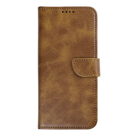 Rixus Bookcase For Samsung Galaxy A57 Light Brown