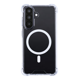 Rixus Anti-Burst Case With MagSafe Compatible For Samsung Galaxy A57 Transparent