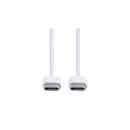 For Apple iPhone 15 Series, 16 Series, 17 Series USB-C To USB-C Woven Cable 100cm 60W White Bulk (Round Fold)