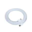 For Apple iPhone 15 Series, 16 Series, 17 Series USB-C To USB-C Woven Cable 100cm 60W White Bulk (Round Fold)