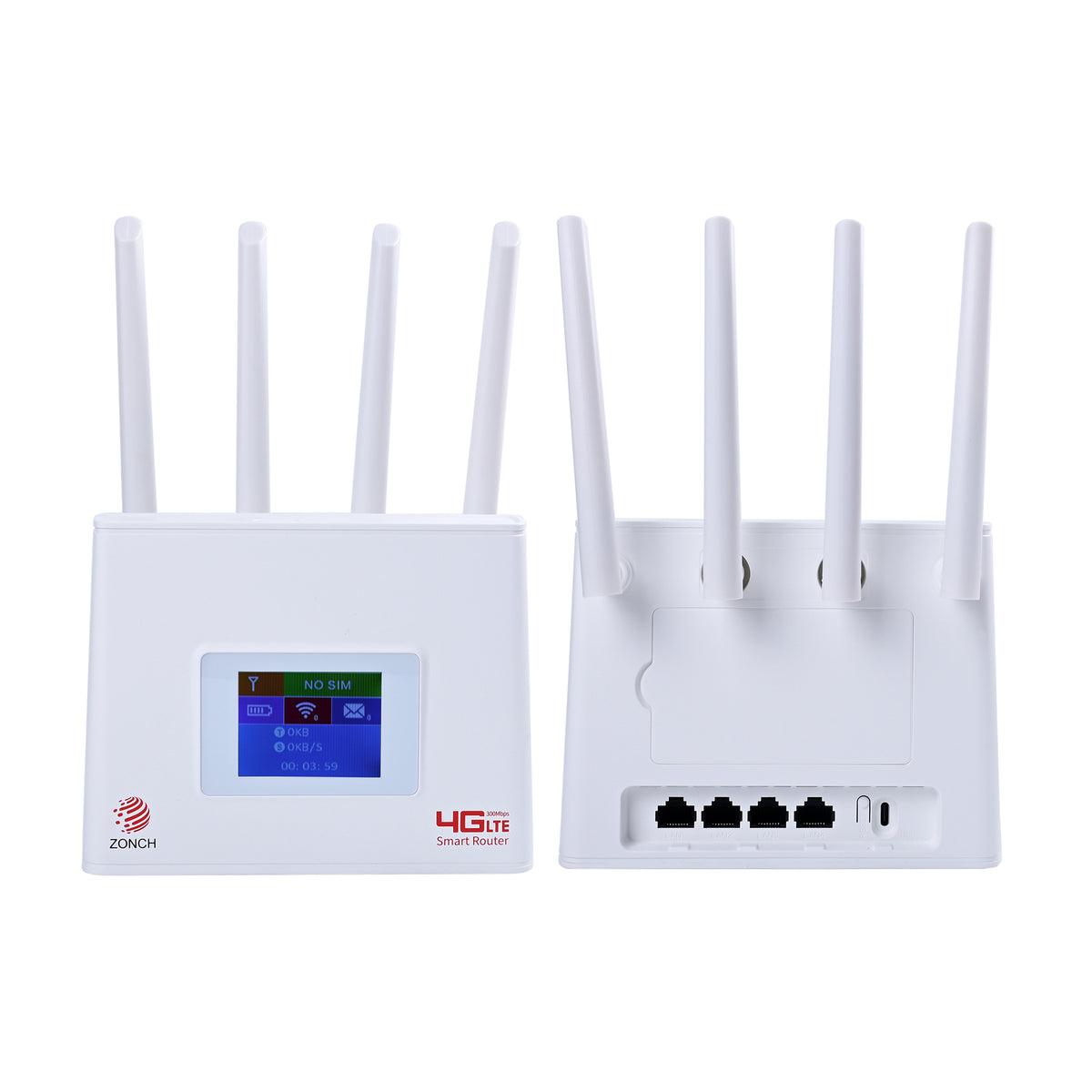 ZONCH B730 CPE WiFi Router With Screen White