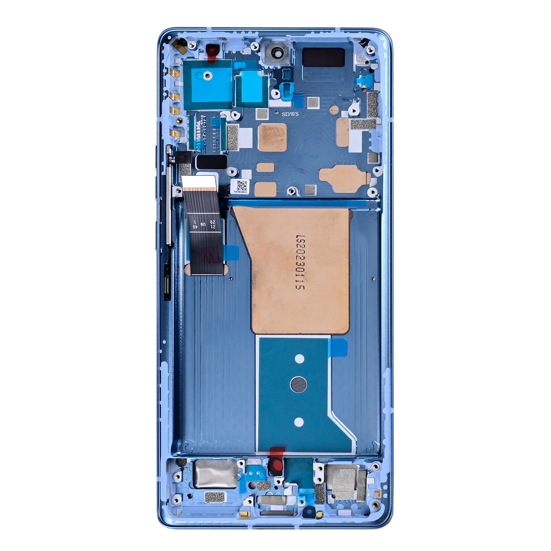 Motorola Edge 40 Pro, Moto X40  Display And Digitizer With Frame Lunar Blue OEM