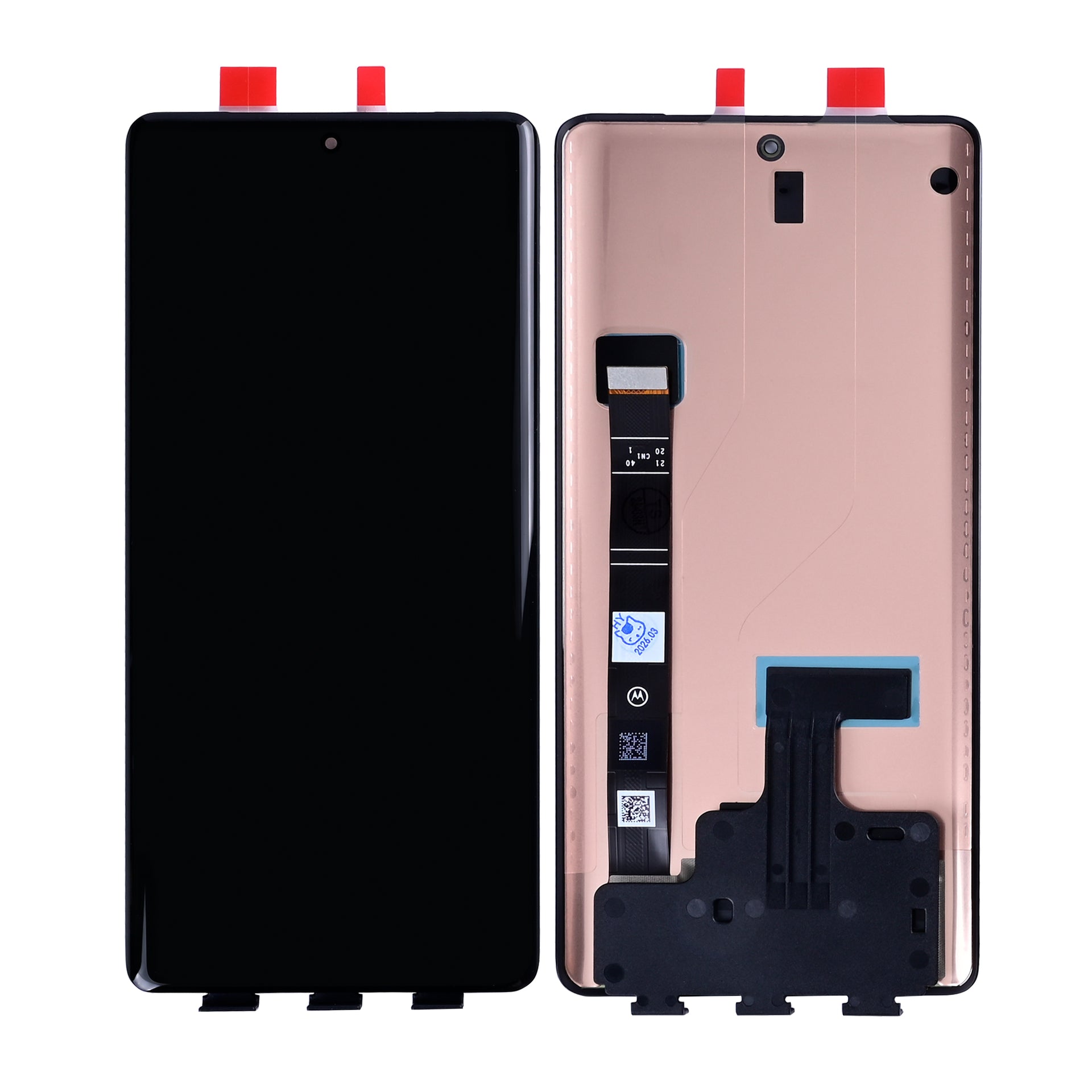Motorola Edge 40 Pro, Moto X40  Display And Digitizer Without Frame Black OEM