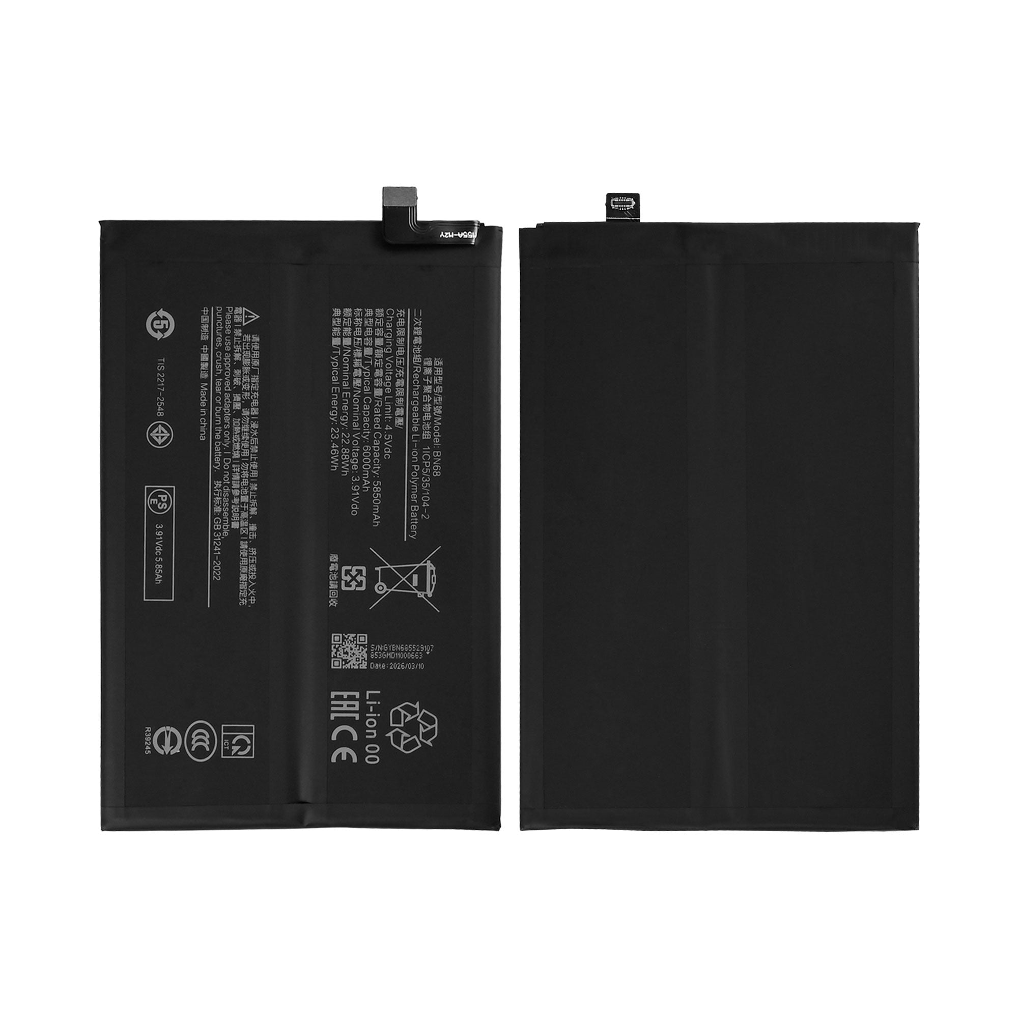 Xiaomi Redmi 15C 4G, Redmi 15C 5G, Poco C85 4G, Poco C85 5G Battery BN68 OEM