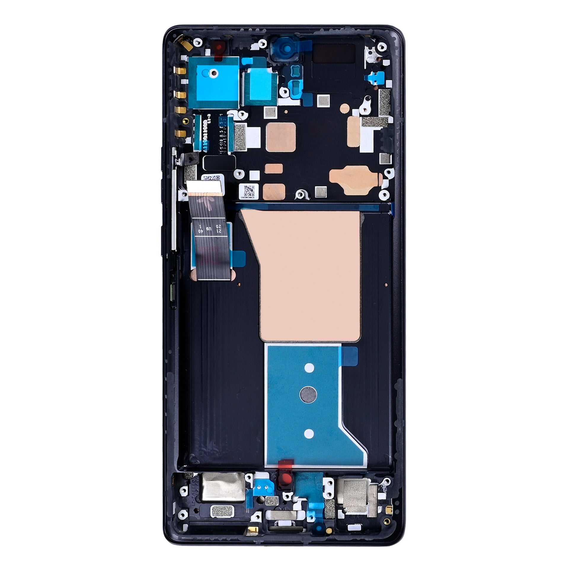 Motorola Edge 40 Pro, Moto X40 Display And Digitizer With Frame Interstellar Black OEM
