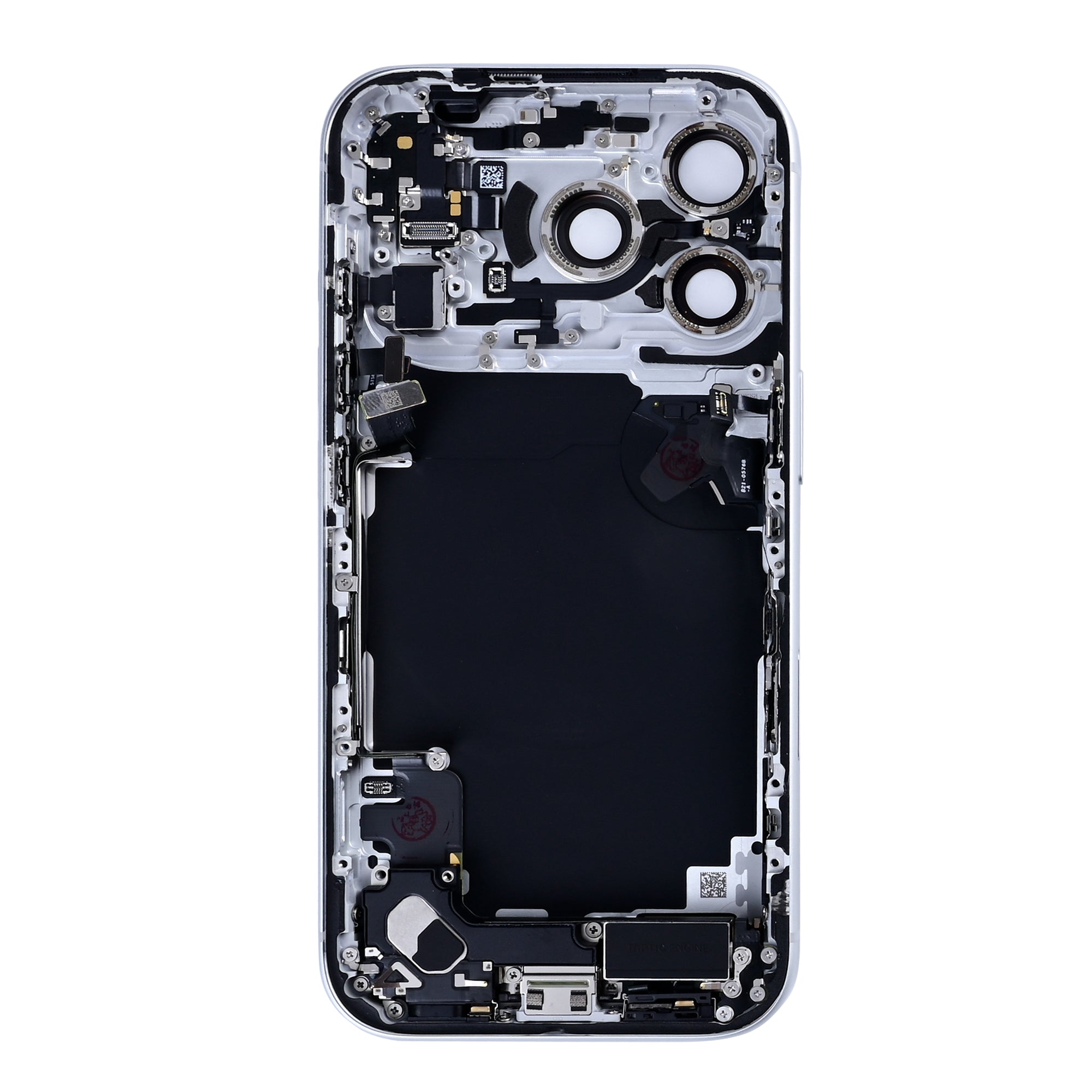 For Apple iPhone 17 Pro Housing With Small Parts Silver Pulled