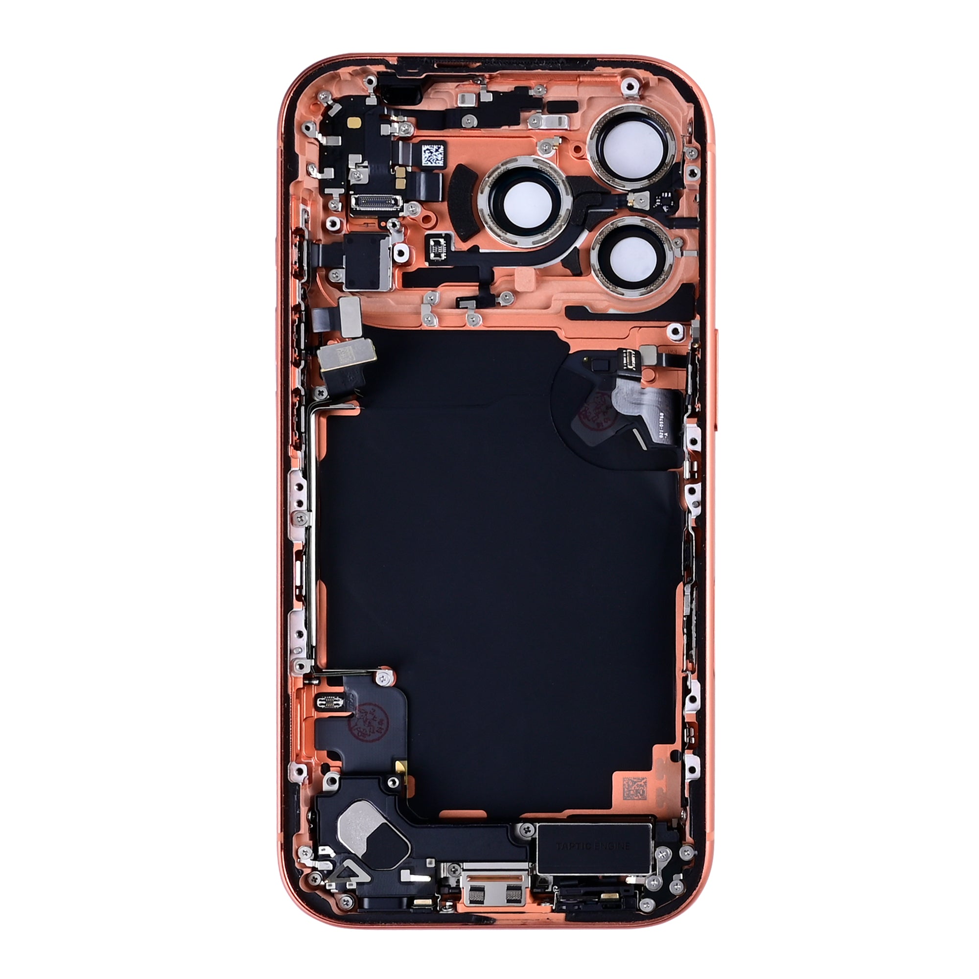 For Apple iPhone 17 Pro Housing With Small Parts Cosmic Orange Pulled