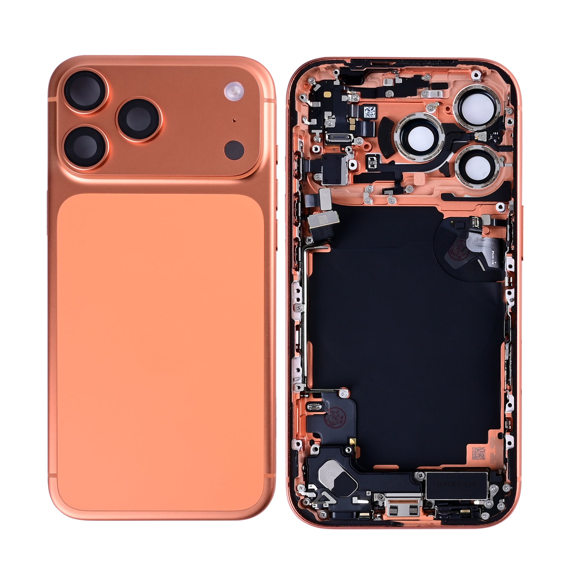 For Apple iPhone 17 Pro Housing With Small Parts Cosmic Orange Pulled