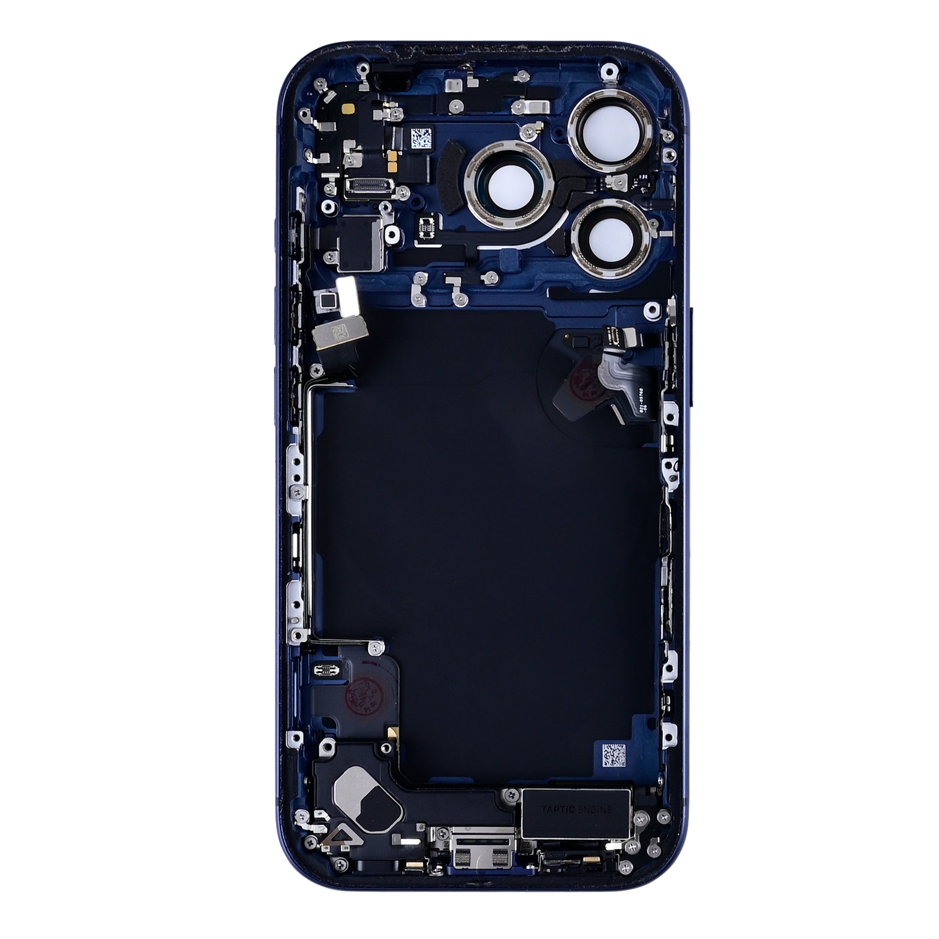 For Apple iPhone 17 Pro Housing With Small Parts Deep Blue Pulled