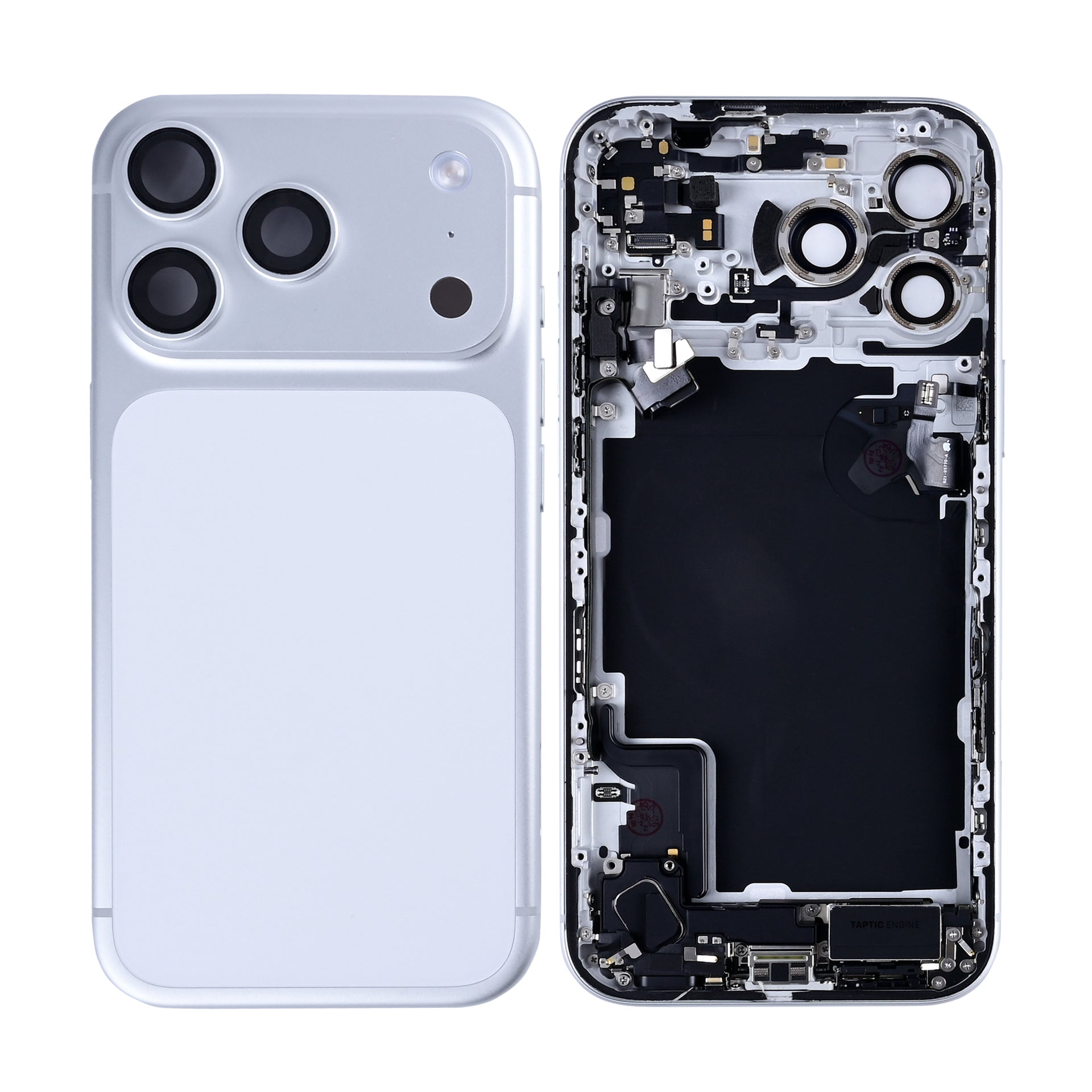 For Apple iPhone 17 Pro Max Housing With Small Parts Silver Pulled