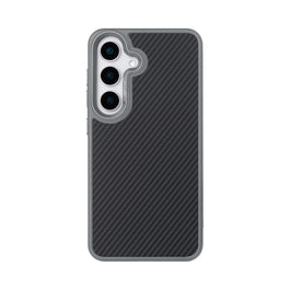 Rixus Mag Carbon With MagSafe Compatible For Samsung Galaxy S26 Titanium Grey