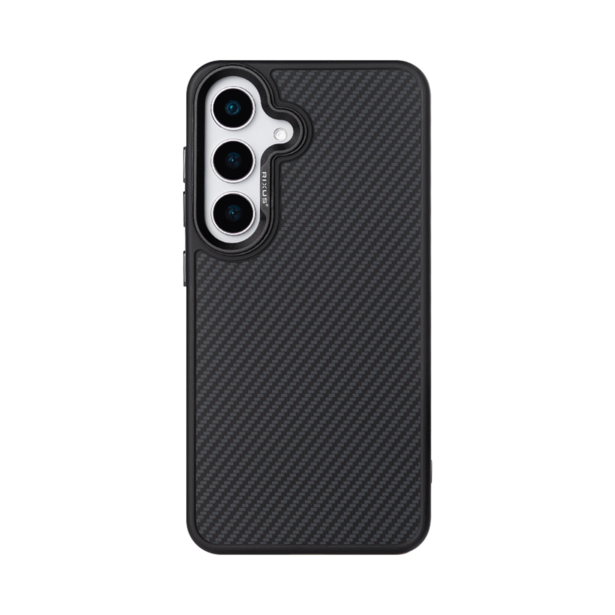Rixus Mag Carbon With MagSafe Compatible For Samsung Galaxy S26 Black