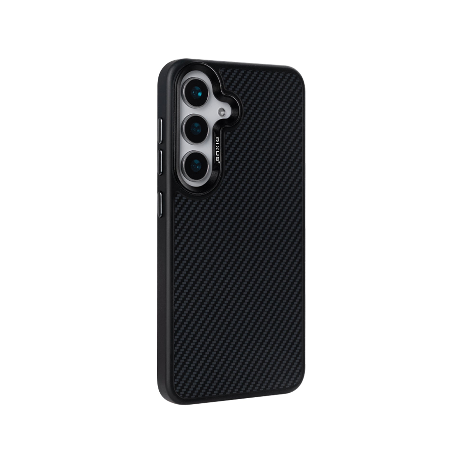 Rixus Mag Carbon With MagSafe Compatible For Samsung Galaxy S26 Black