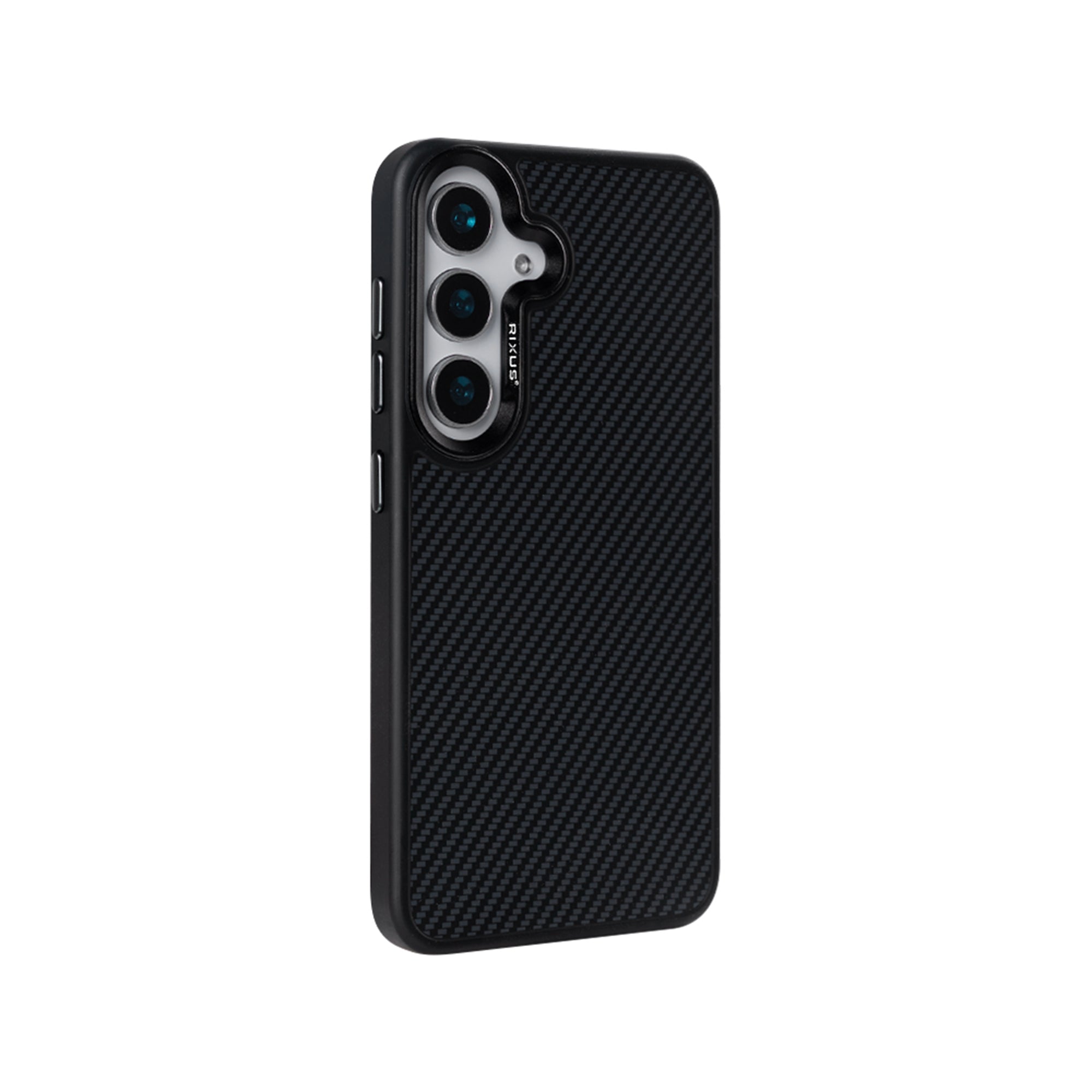 Rixus Mag Carbon With MagSafe Compatible For Samsung Galaxy S26 Black