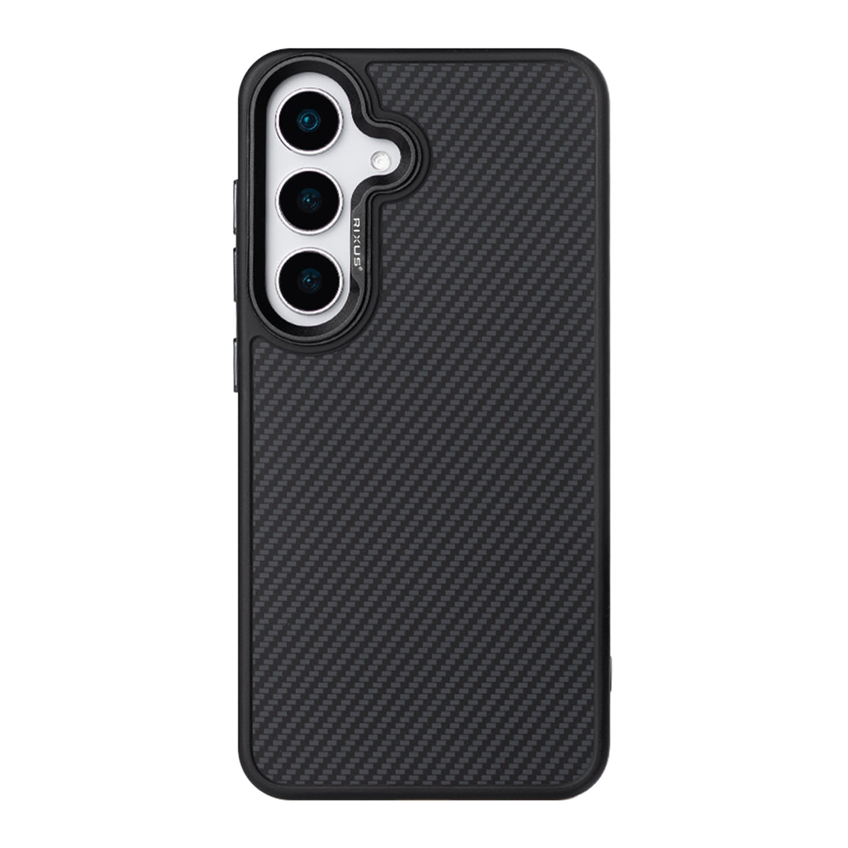 Rixus Mag Carbon With MagSafe Compatible For Samsung Galaxy S26 Plus Black