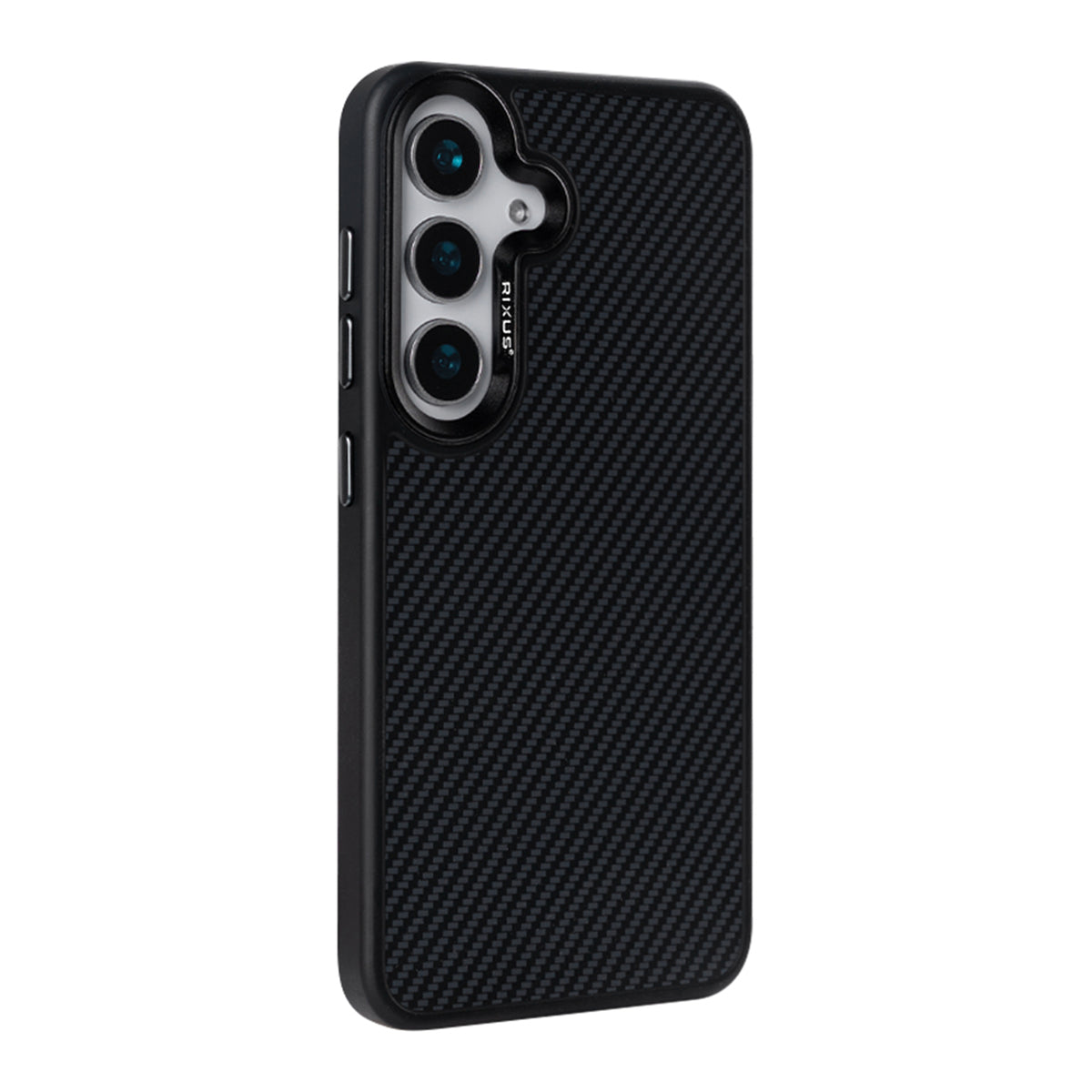 Rixus Mag Carbon With MagSafe Compatible For Samsung Galaxy S26 Plus Black