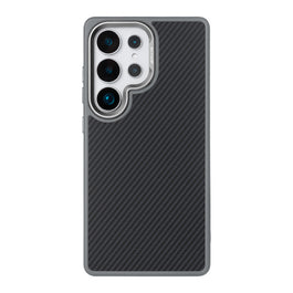 Rixus Mag Carbon With MagSafe Compatible For Samsung Galaxy S26 Ultra Titanium Grey