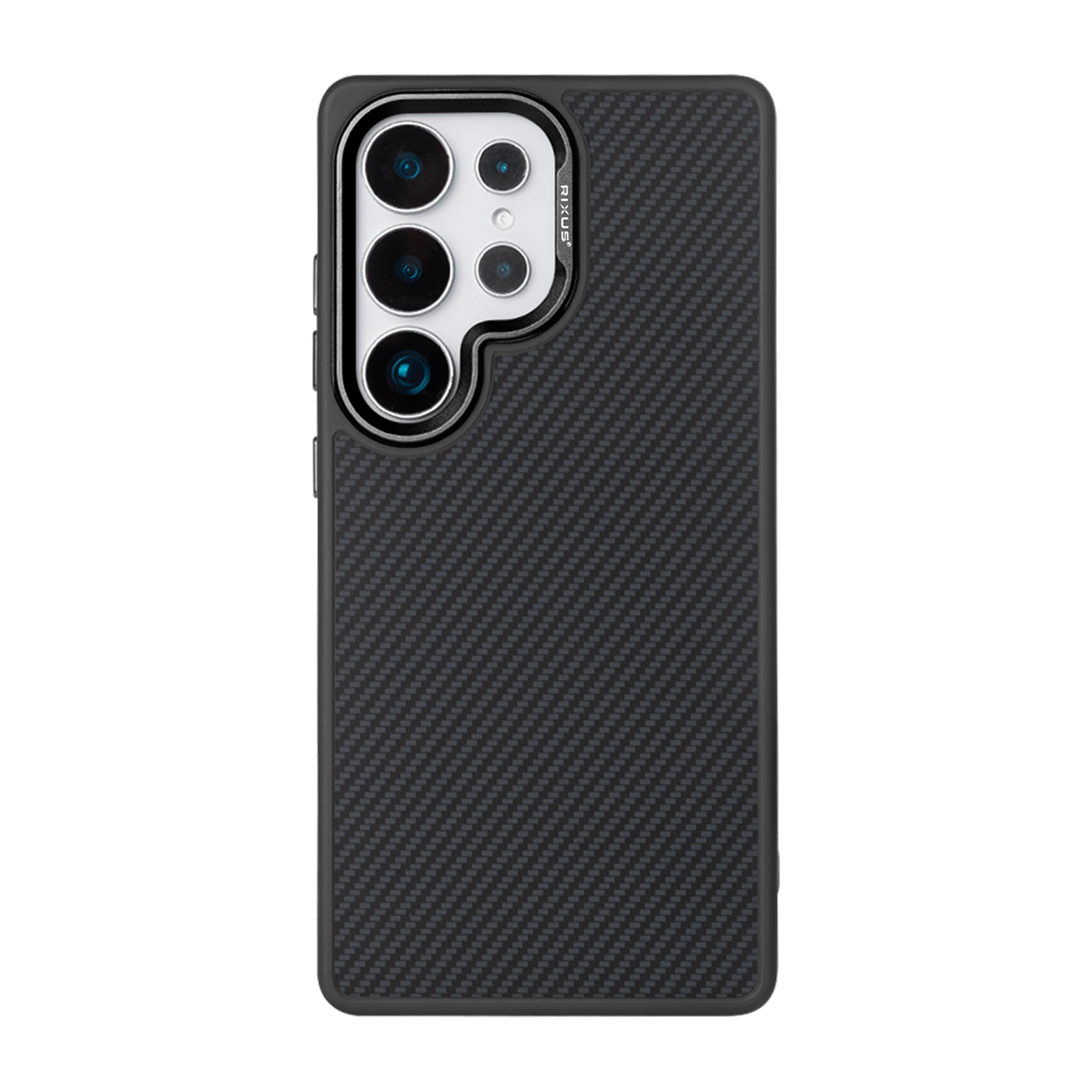 Rixus Mag Carbon With MagSafe Compatible For Samsung Galaxy S26 Ultra Black