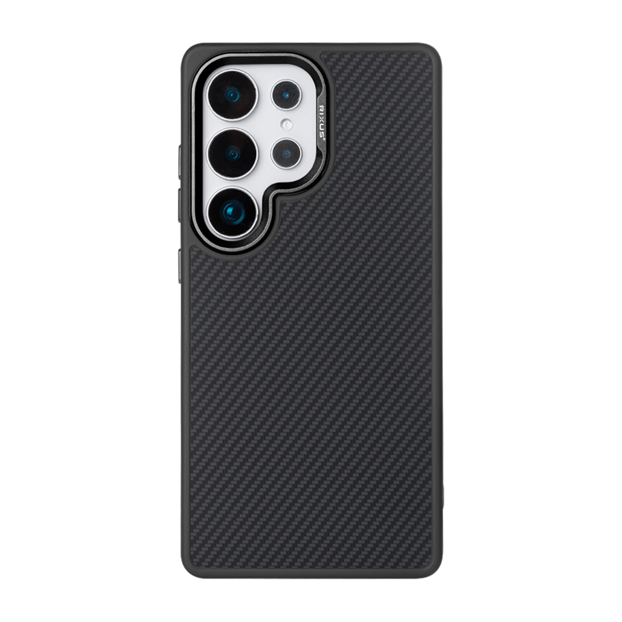 Rixus Mag Carbon With MagSafe Compatible For Samsung Galaxy S26 Ultra Black
