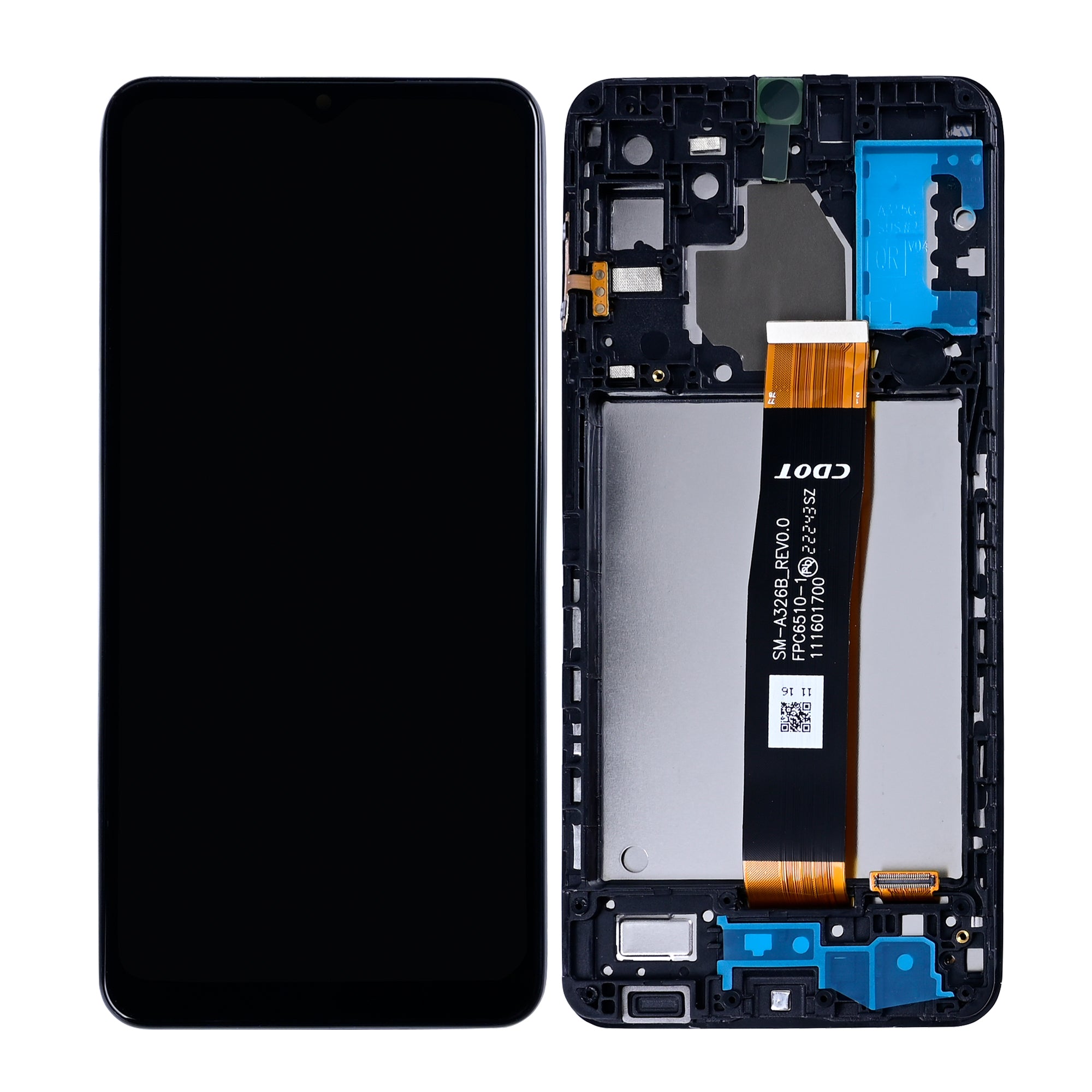 Samsung Galaxy A32 5G A326B Display And Digitizer With Frame Awesome Black In-Cell