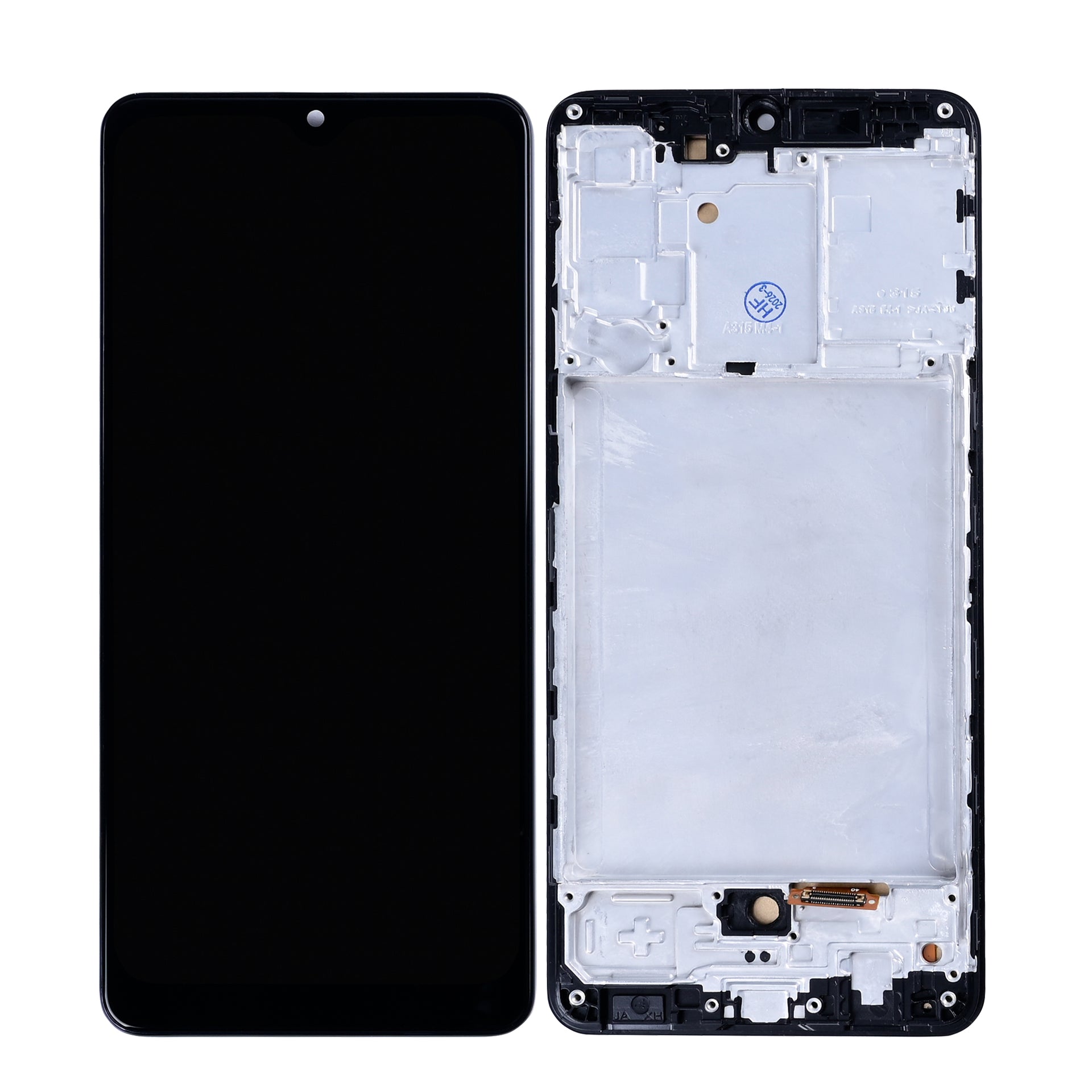 Samsung Galaxy A31 A315F Display And Digitizer With Frame Prism Crush Black In-Cell