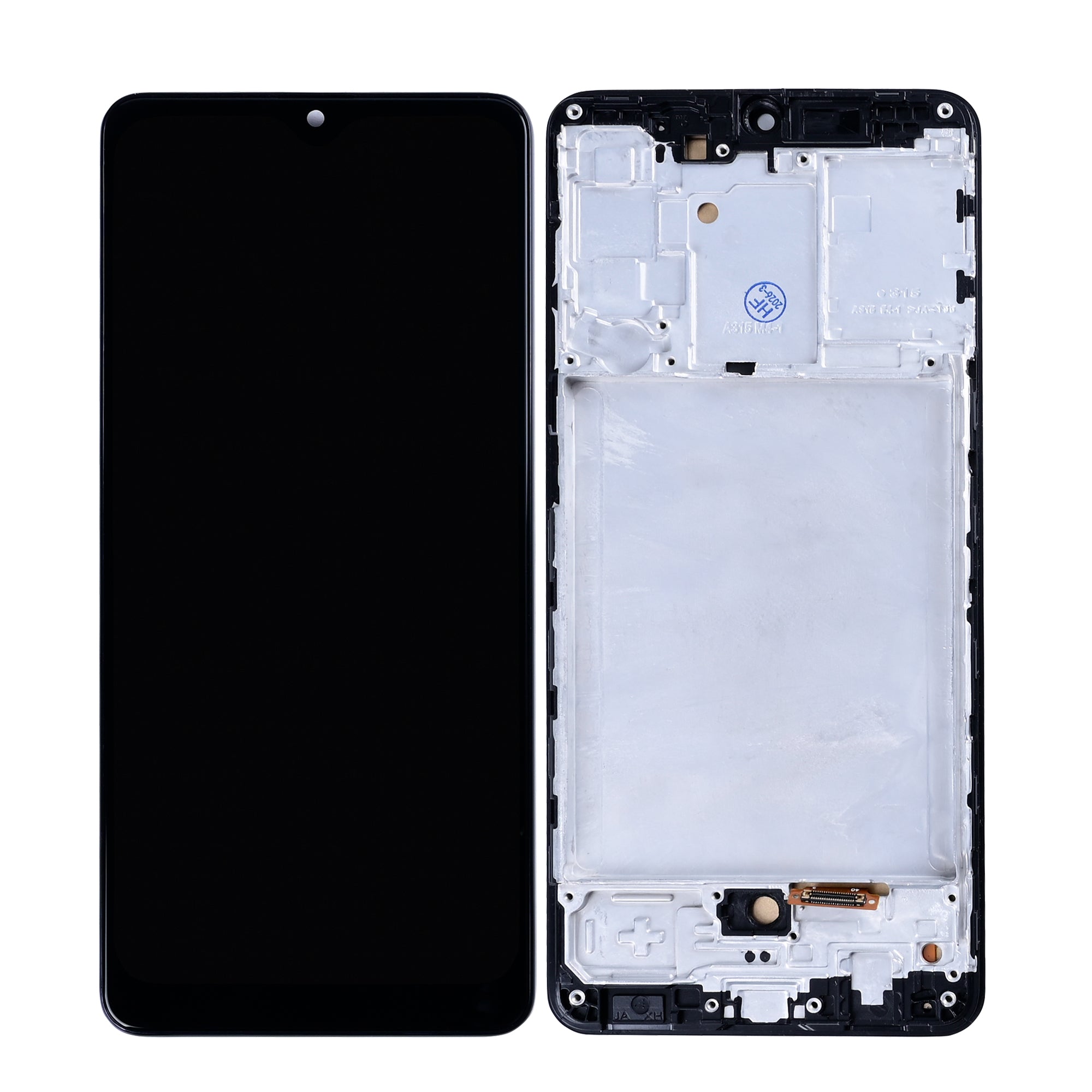 Samsung Galaxy A31 A315F Display And Digitizer With Frame Prism Crush Black In-Cell