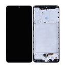 Samsung Galaxy A31 A315F Display And Digitizer With Frame Prism Crush Black In-Cell