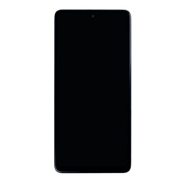 Samsung Galaxy A71 4G A715F Display And Digitizer With Frame Prism Crush Black In-Cell