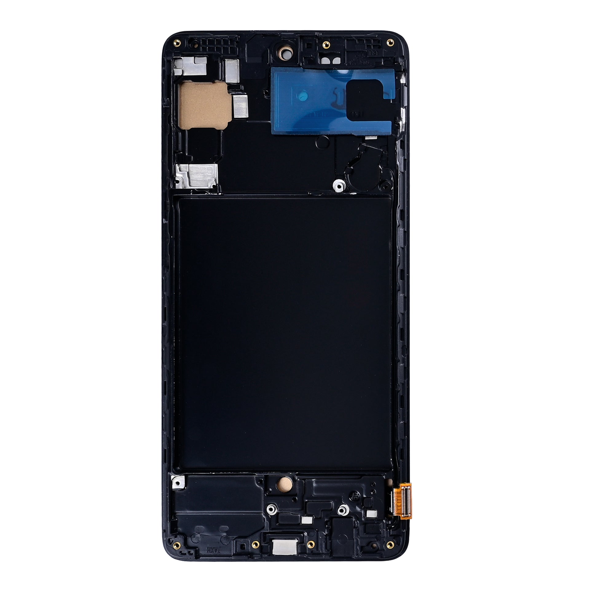 Samsung Galaxy A71 4G A715F Display And Digitizer With Frame Prism Crush Black In-Cell