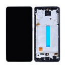 Samsung Galaxy A52 4G A525F, 5G A526B, A52s 5G A528B Display And Digitizer With Frame Awesome Black In-Cell