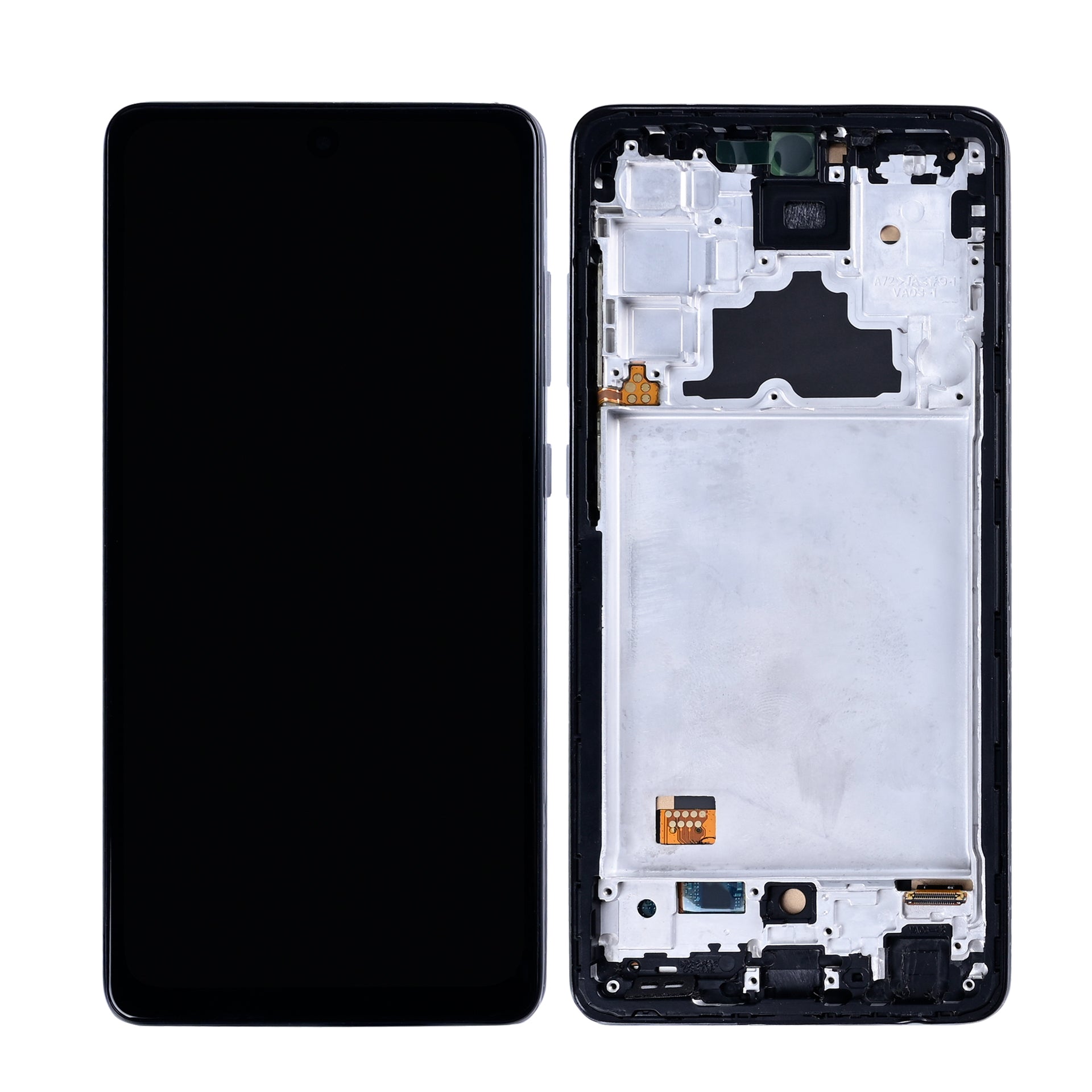 Samsung Galaxy A72 4G A725F, A72 5G A726B Display And Digitizer With Frame Awesome Black In-Cell