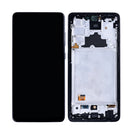 Samsung Galaxy A72 4G A725F, A72 5G A726B Display And Digitizer With Frame Awesome Black In-Cell